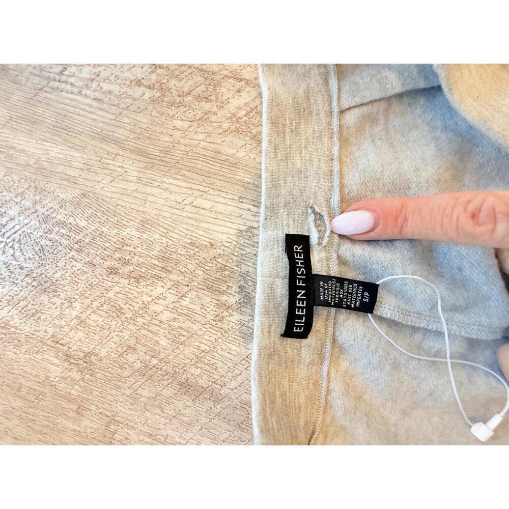 Eileen Fisher Tencel Organic Cotton Fleece Pant NEW - Picture 9 of 9